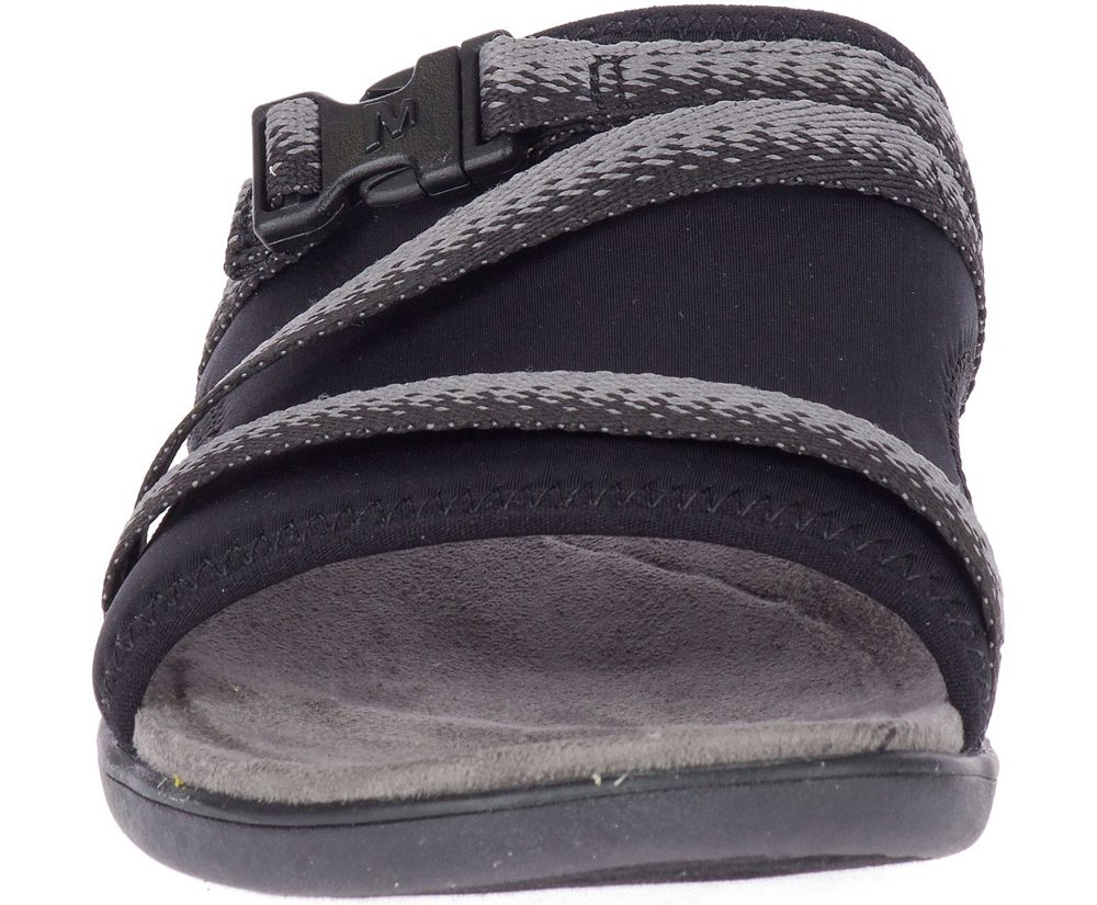 Sandalias Mujer - Merrell District Muri Slide - Negras/Gris - ASYP-39506